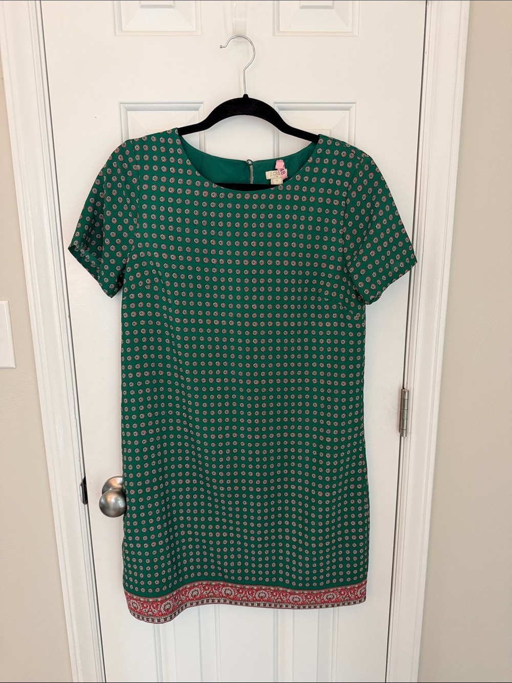 J.Crew Paisley Shift Dress
